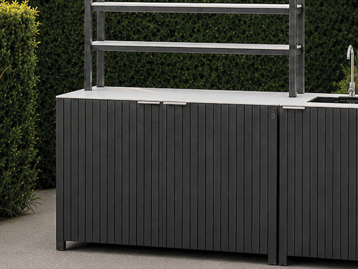 Passion Grills | Milano Außenküchen-Konfiguration 01 | Albastro Cream