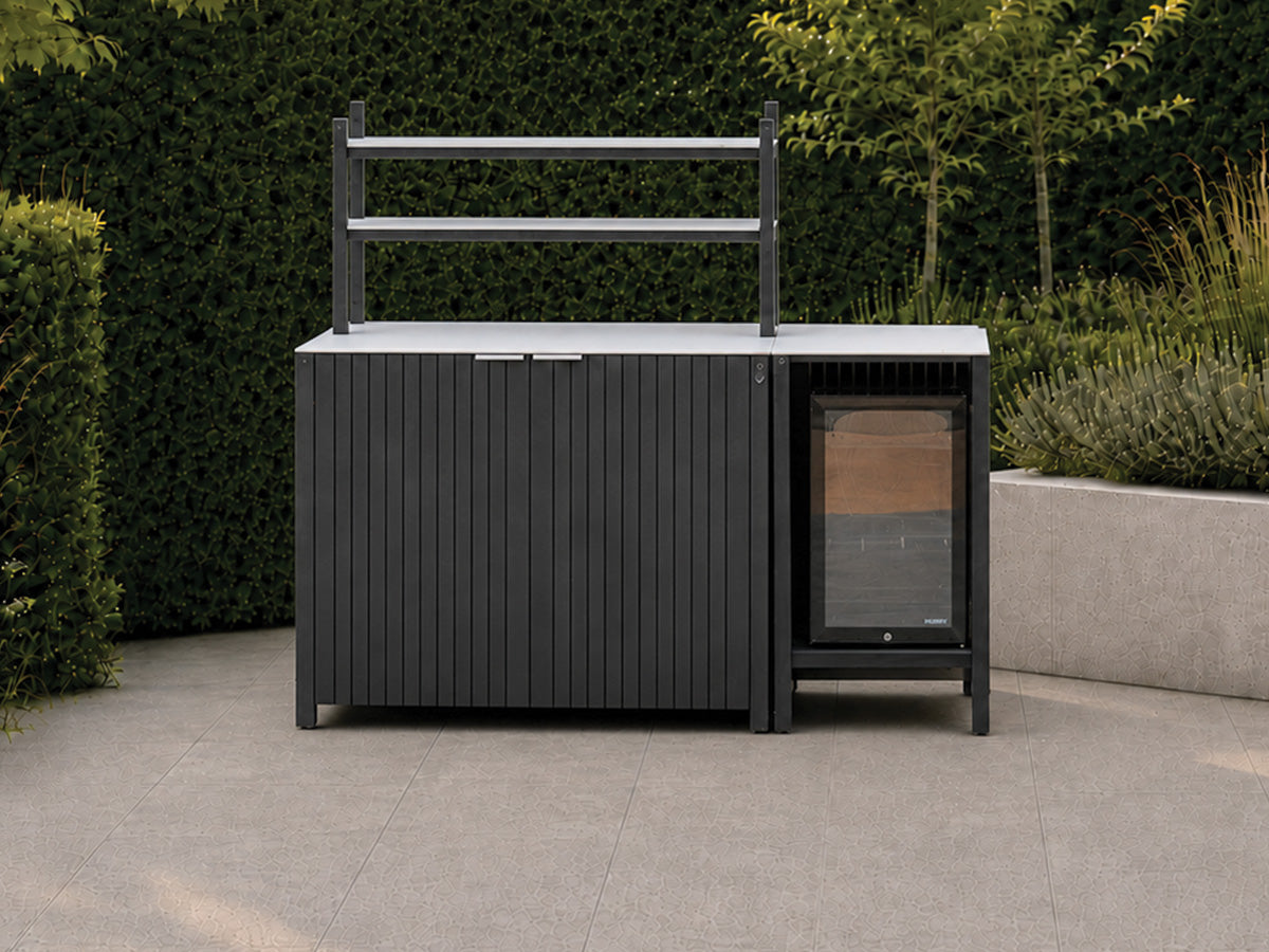 Passion Grills | Milano Außenküchen-Konfiguration 01 | Albastro Cream