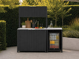 Passion Grills | Milano Außenküchen-Konfiguration 01 | Albastro Cream