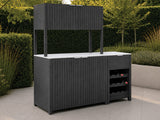 Passion Grills | Milano Außenküchen-Konfiguration 01 | Albastro Cream
