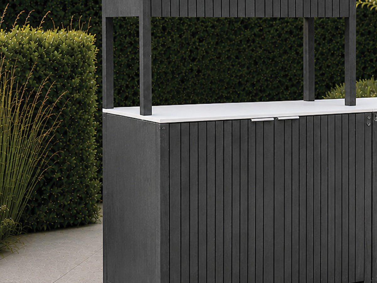 Passion Grills | Milano Außenküchen-Konfiguration 01 | Albastro Cream