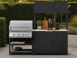 Passion Grills | Milano Außenküchen-Konfiguration 01 | Albastro Cream