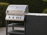 Passion Grills | Milano Außenküchen-Konfiguration 01 | Albastro Cream