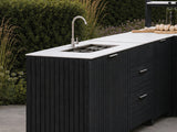 Passion Grills | Milano Außenküchen-Konfiguration 01 | Albastro Cream