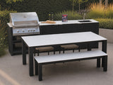 Passion Grills | Milano Außenküchen-Konfiguration 01 | Albastro Cream