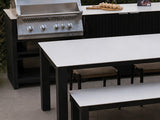 Passion Grills | Milano Außenküchen-Konfiguration 01 | Albastro Cream