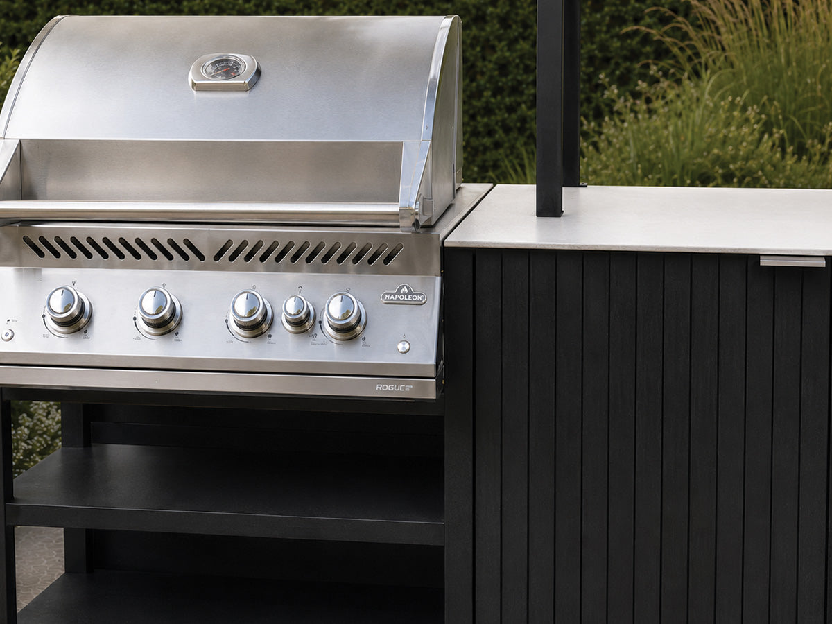 Passion Grills | Milano Außenküchen-Konfiguration 01 | Albastro Cream