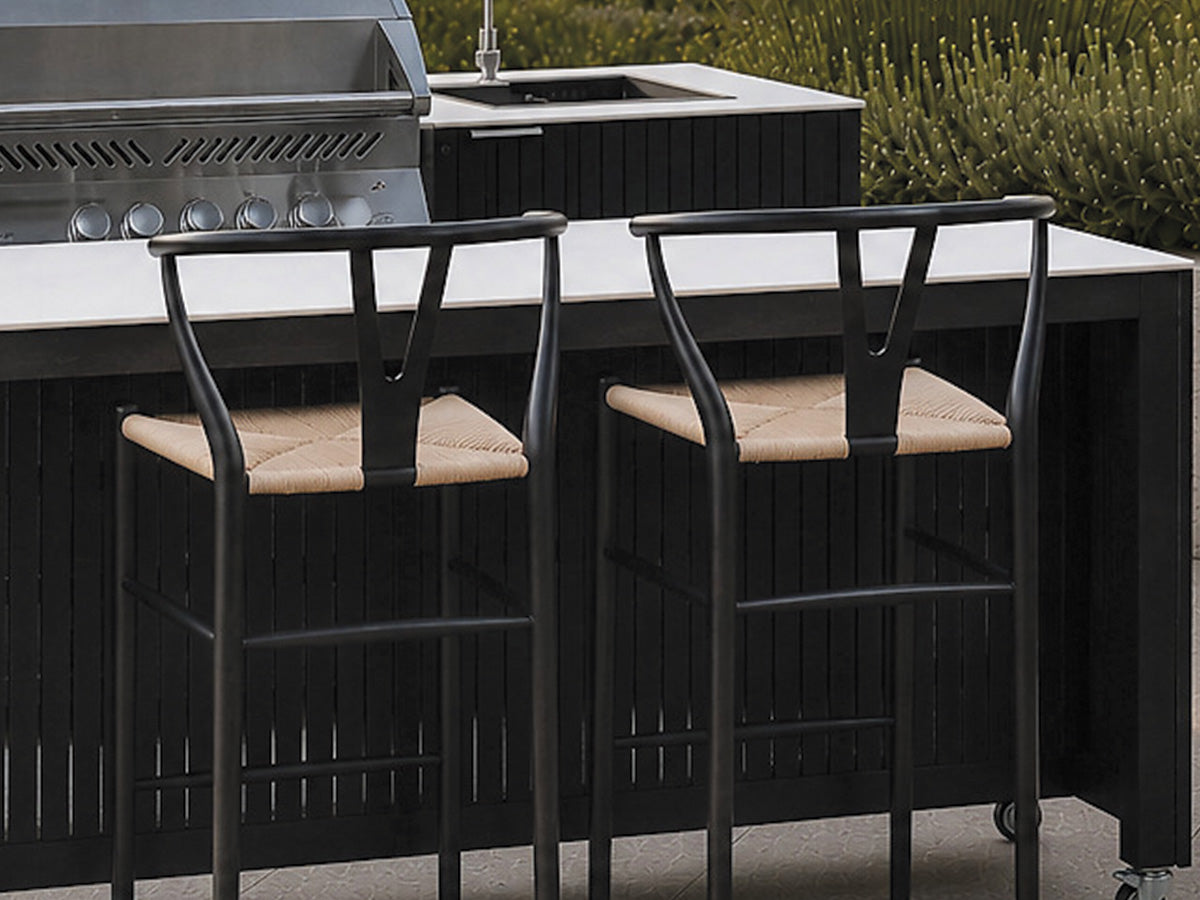 Passion Grills | Milano Außenküchen-Konfiguration 01 | Albastro Cream