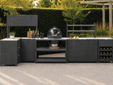 Passion Grills | Milano Außenküchen-Konfiguration 01 | Albastro Cream