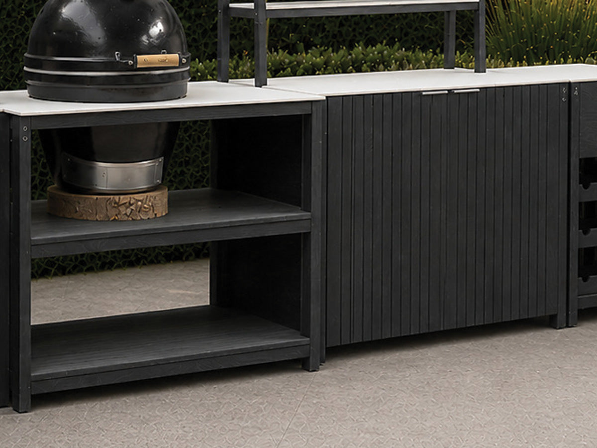 Passion Grills | Milano Außenküchen-Konfiguration 01 | Albastro Cream