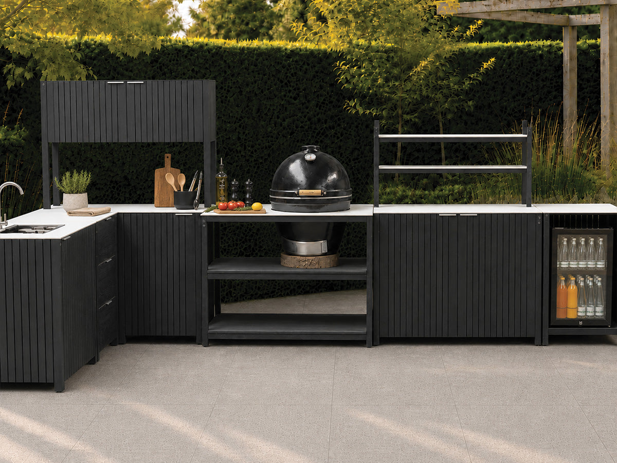 Passion Grills | Milano Außenküchen-Konfiguration 01 | Albastro Cream