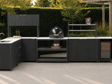 Passion Grills | Milano Außenküchen-Konfiguration 01 | Albastro Cream