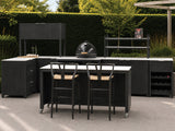 Passion Grills | Milano Außenküchen-Konfiguration 01 | Albastro Cream