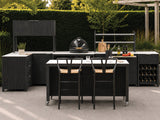 Passion Grills | Milano Außenküchen-Konfiguration 01 | Albastro Cream