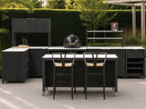 Passion Grills | Milano Außenküchen-Konfiguration 01 | Albastro Cream