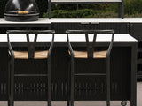 Passion Grills | Milano Außenküchen-Konfiguration 01 | Albastro Cream
