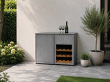 Passion Grills | Milano Außenküchen-Konfiguration 01 | Albastro Cream