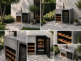 Passion Grills | Milano Außenküchen-Konfiguration 01 | Albastro Cream