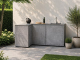 Passion Grills | Milano Außenküchen-Konfiguration 01 | Albastro Cream