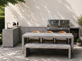 Passion Grills | Milano Außenküchen-Konfiguration 01 | Albastro Cream