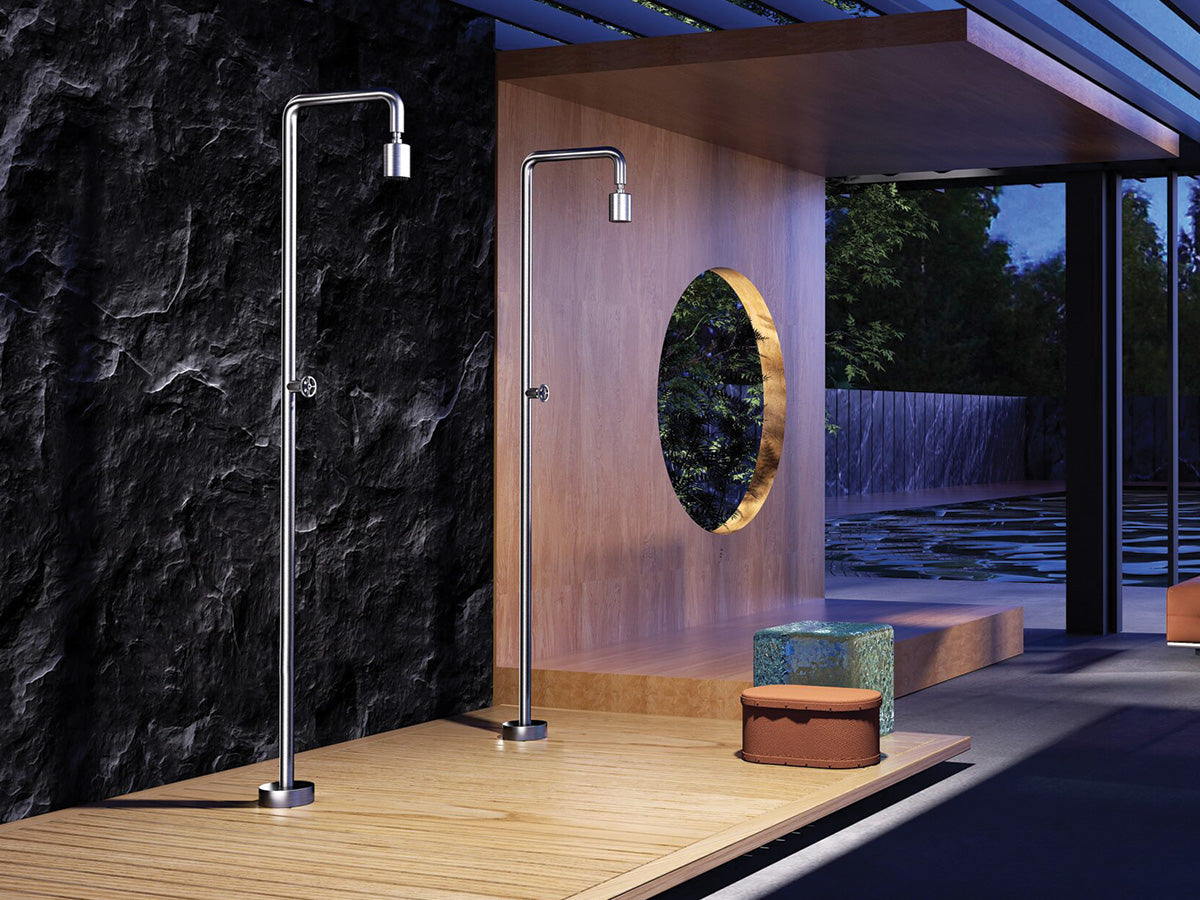 Poolimex | Pooldusche Kalt | Edelstahl