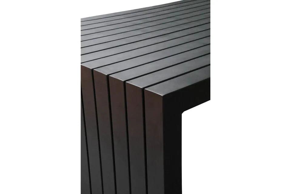 Fonteyn | Gartentisch Aluminium 220 x 100 cm | Schwarz