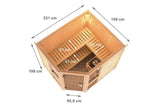 Karibu | Amelia 3 Sauna