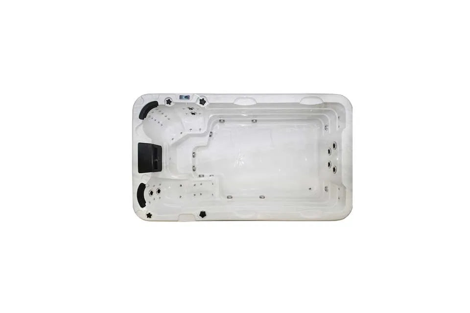 Aquatic 1 Swimspa | Sterling White mit DUNKELGRAU