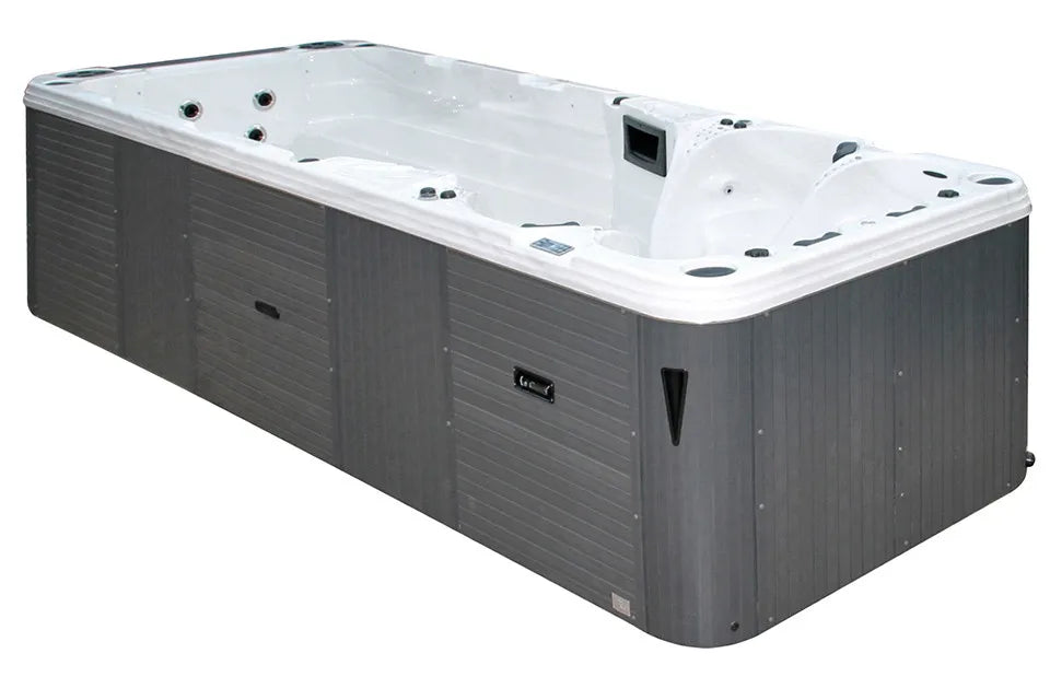 Aquatic 5 Swimspa | Sterling White mit DUNKELGRAU