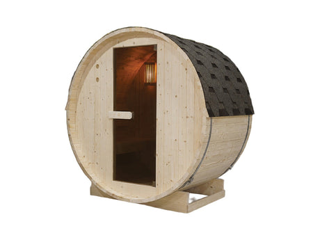Passion Barrel Sauna Luxury 120 - productfoto op witte achtergrond