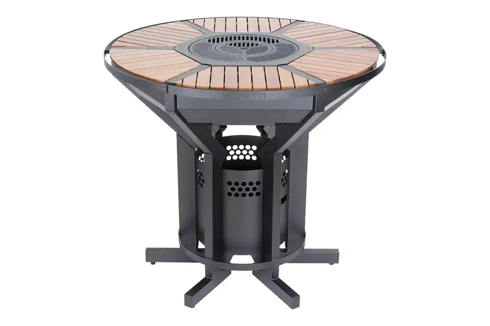 Boretti | Focolare Holzkohle-Barbecue Gartentisch