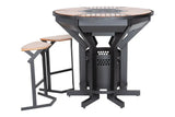 Boretti | Focolare Holzkohle-Barbecue Gartentisch