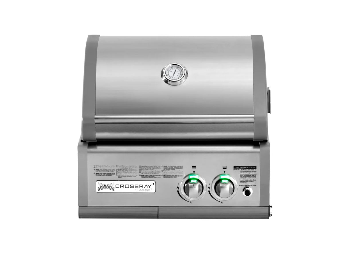 Heatstrip | Crossray 2 Einbaugrill | 2 Brenner | 30 MB