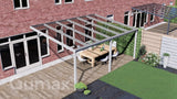 Tuinmaximaal | Glass Line Veranda Klassiek Mattweiß