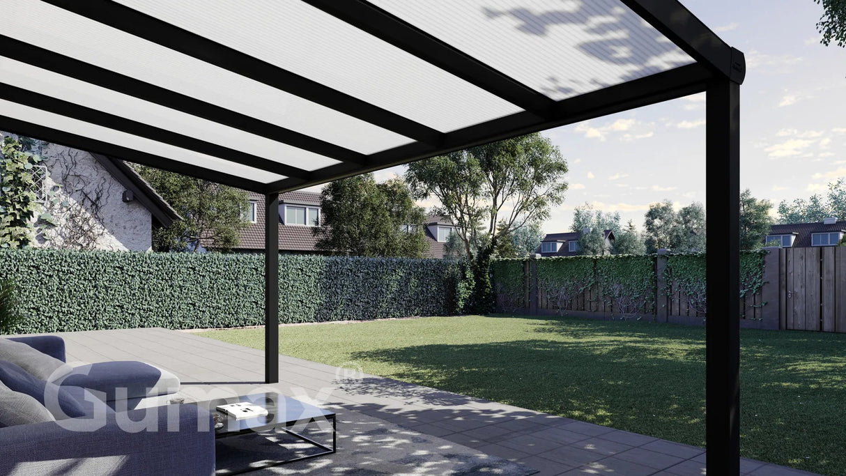 Tuinmaximaal | Poly Line Veranda Modern Mattschwarz