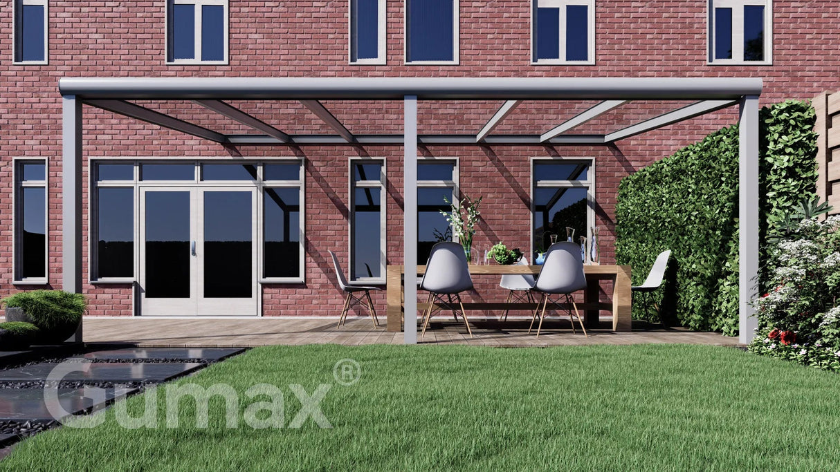 Tuinmaximaal | Glass Line Veranda Modern Mattweiß