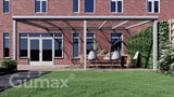Tuinmaximaal | Glass Line Veranda Modern Mattweiß