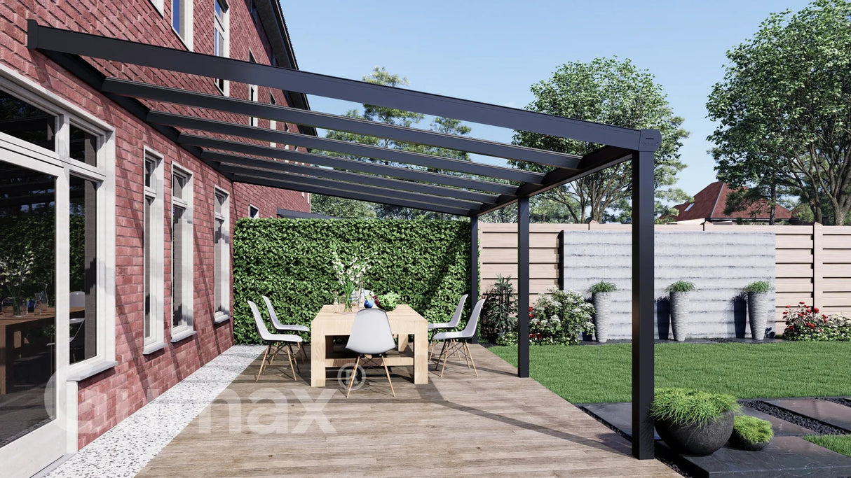 Tuinmaximaal | Glasline Veranda Modern Matt Schwarz