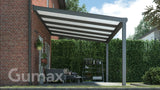 Tuinmaximaal | Poly Line Terrassenüberdachung Modern Matt Anthrazit