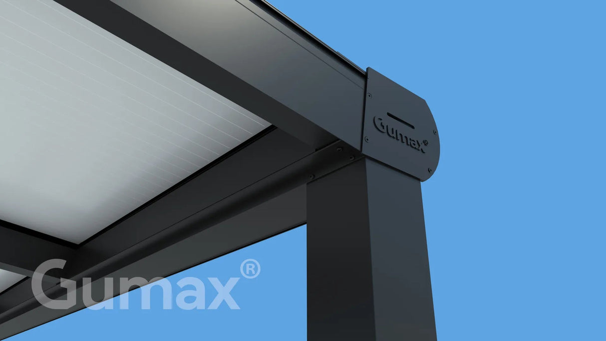 Tuinmaximaal | Poly Line Terrassenüberdachung Modern Matt Anthrazit