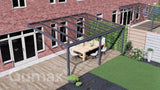 Tuinmaximaal | Glasline Veranda Modern Matt Anthrazit