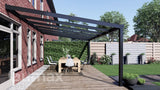 Tuinmaximaal | Schwerlast-Veranda Modern Matt Schwarz
