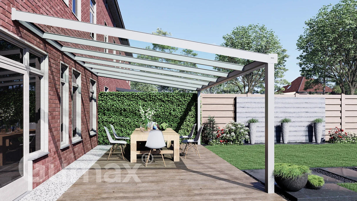 Tuinmaximaal | Schwerlast-Veranda Zeitlos Mattweiß