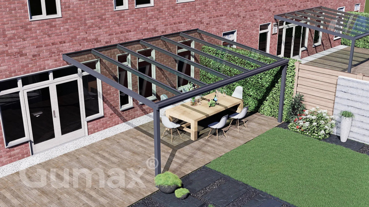 Tuinmaximaal | Schwerlast-Veranda Authentisch Matt Anthrazit