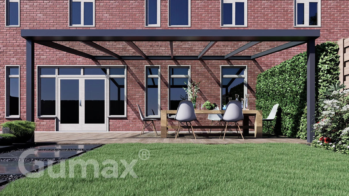 Tuinmaximaal | Schwerlast-Veranda Zeitgenössisch Matt Anthrazit