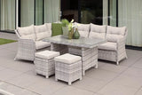 Fonteyn | Camden Lounge-Dining-Set | Mixed Grey