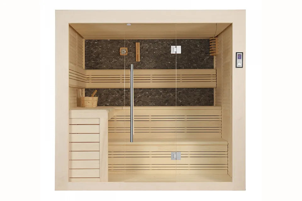Fonteyn | Luxor 200 Sauna Komplett | Black Stone