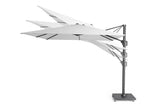 Platinum Sun & Shade | Challenger T¹ Ampelschirm Teleskop Premium 350 x 350 cm | Havana