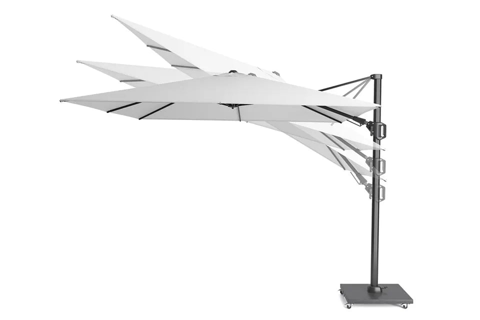 Platinum Sun & Shade | Challenger T² Ampelschirm Premium 350 x 260 cm | Manhattan