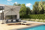 Platinum Sun & Shade | Challenger T² Ampelschirm Premium 350 x 260 cm | Havanna